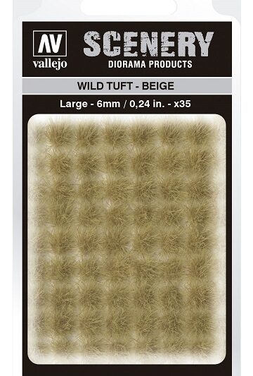 GG - Scenery: Wild Tuft - Beige, Large (6 mm. / 0,24 in.)