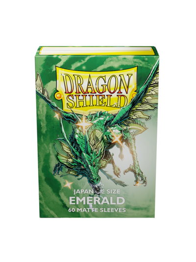 Dragon Shield Sleeves: Japanese - Matte Emerald (60 ct.)