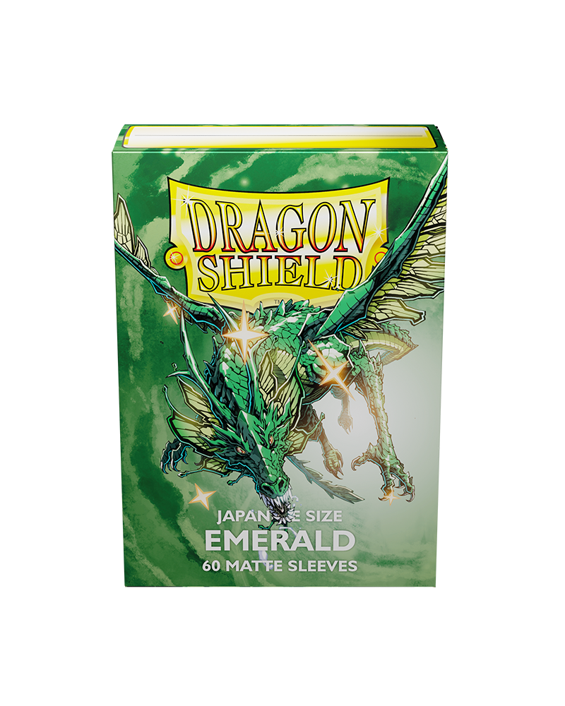 Dragon Shield Sleeves: Japanese - Matte Emerald (60 ct.)