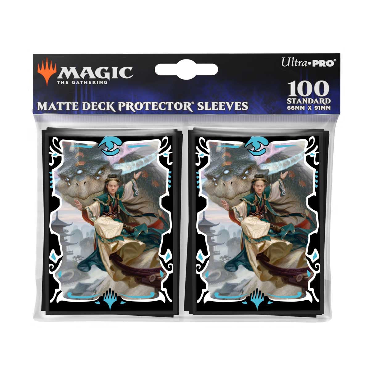 UP - Ultra Pro Tarkir Dragonstorm 100ct Deck Protector Sleeves Commander for Magic: The Gathering: Jeskai-Abzan-Mardu