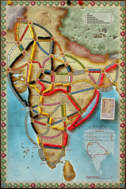 BG - Ticket to Ride Indian Maps - Collection 2 - ENG