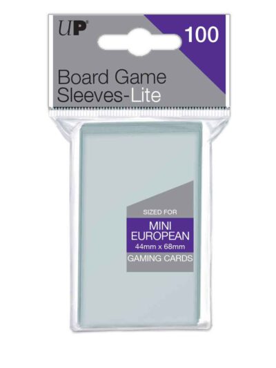 AT - Board Game Sleeves Clear: SMALL 44 x 68 (100)