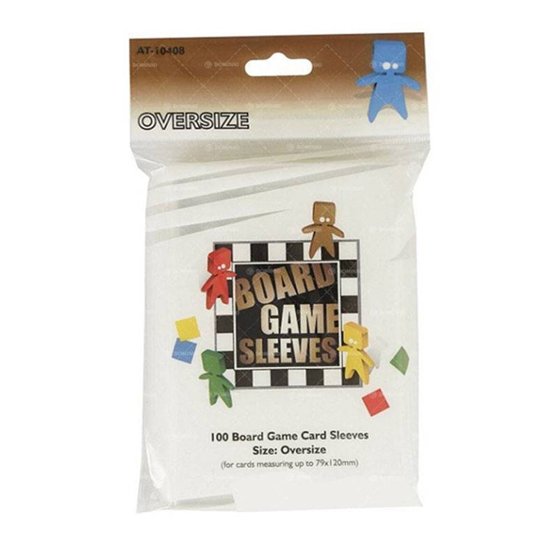 AT - Board Game Sleeves Clear OVERSIZED 79 x 120 (100)