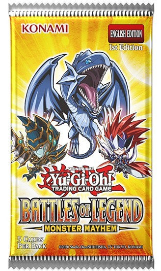 YGO - Yu-Gi-OH - TCG "Battles of Legend: Monster Mayhem" Booster PACK - ENG
