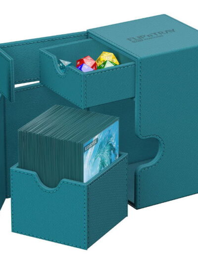 UG - Deck Case: Flip´n´Tray 100+ Standard Size Monocolor - Petrol