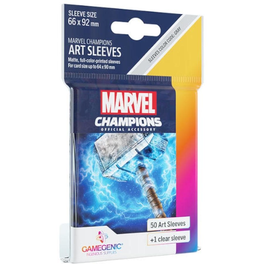 Gamegenic - Marvel Champions Art Sleeves - Sleeves: Thor