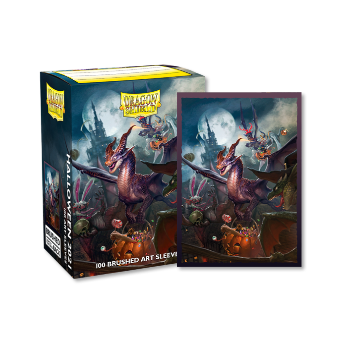 Dragon Shield Sleeves - Standard - Brushed 'Halloween 2023' Art, Limited Edition (100 ct)