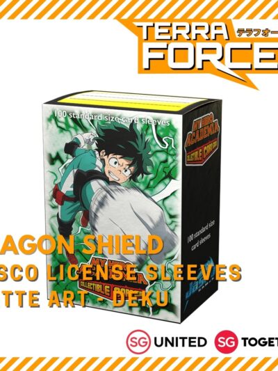 Dragon Shield Sleeves - Standard- Matte ‘Deku’ Art (100 ct.)