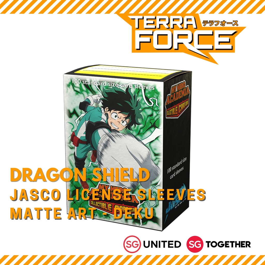 Dragon Shield Sleeves - Standard- Matte ‘Deku’ Art (100 ct.)
