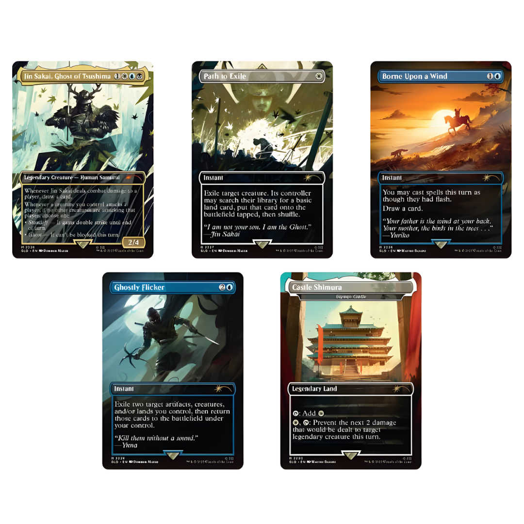 MTG - Magic the Gathering: Secret Lair x Sonic: Friends & Foes - Ghosts of Tsushima: Shadow Samurai (Regular/Non-Foil) - **WPN Exclusive - ENG