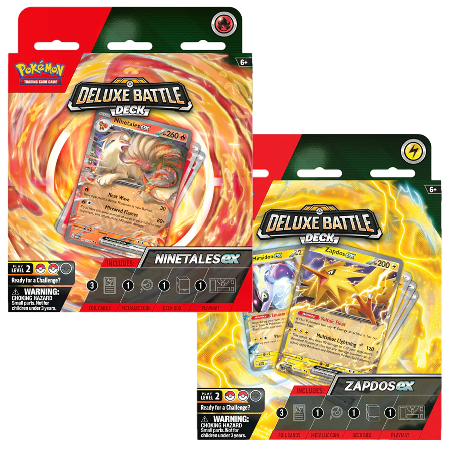 PKM - Pokémon TCG: Ninetales ex/Zapdos ex Deluxe Battle Deck - SPA