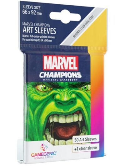 Gamegenic - Marvel Champions Art Sleeves - Sleeves: Hulk
