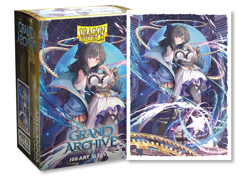 Dragon Shield Sleeves: Standard- Matte 'Grand Archive Arisanna' Art (100 ct.)