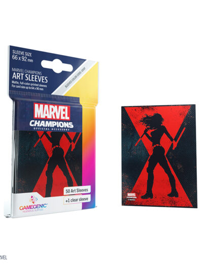 Gamegenic - Marvel Champions Art Sleeves - Sleeves: Black Widow