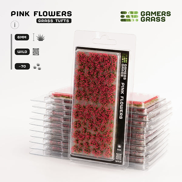 GG - Gamers Grass Tufts: Tufts - Pink Flowers- Wild