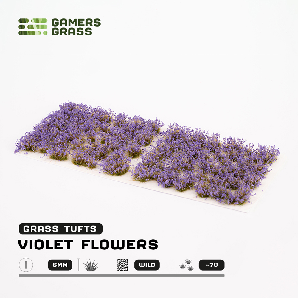 GGT - Gamers Grass Tufts: Tufts - Violet Flowers - Wild