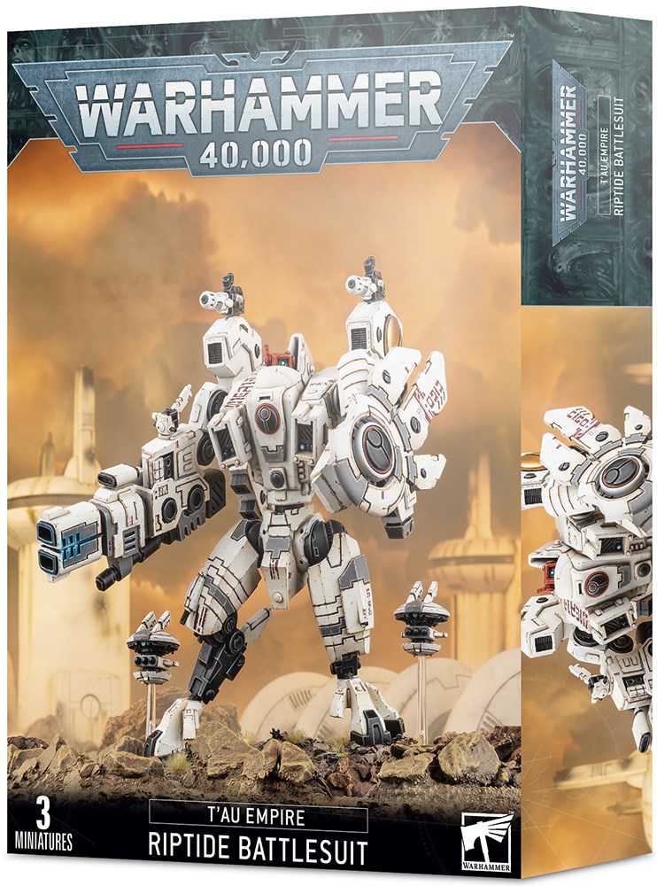 WS - Warhammer 40K - T'Au Empire: Riptide Battlesuit