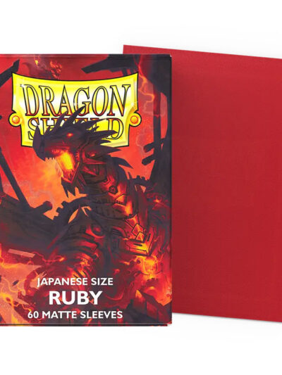 Dragon Shield Sleeves: Japanese- Matte Ruby 'Geledar' (60)