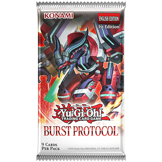 YGO - Yu-Gi-Oh! TCG "Burst Protocol" Booster PACK - ENG