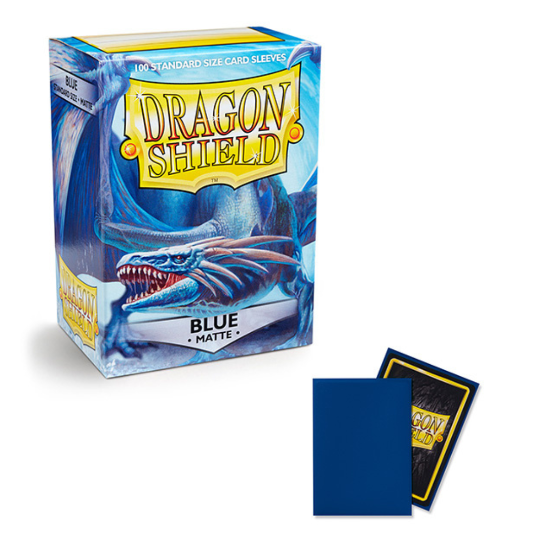 Dragon Shield Standard Sleeves Matte - Blue 100ct