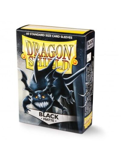 Dragon Shield Standard Sleeves Matte - Black 60ct