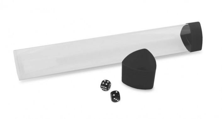 BCW - Tube: Playmat - Smoke with Black Caps and Dice