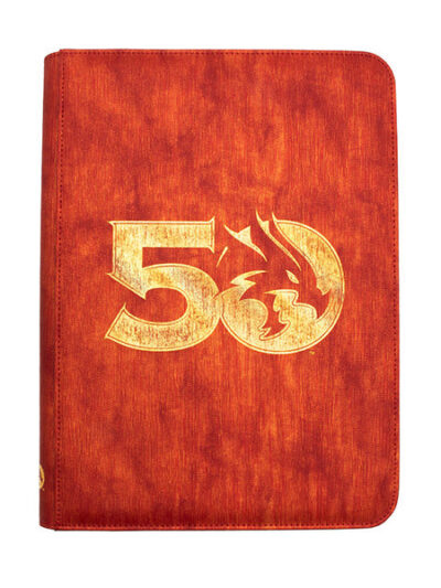 DnD - Portfolio: D&D Leatherette Book Folio - 50th Anniversary