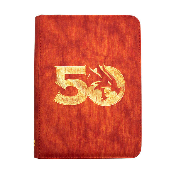DnD - Portfolio: D&D Leatherette Book Folio - 50th Anniversary
