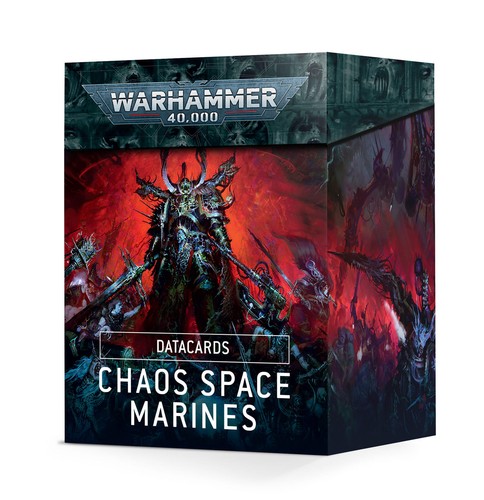 WS - Warhammer 40K - DATASHEET CARDS: CHAOS SPACE MARINES - ENG