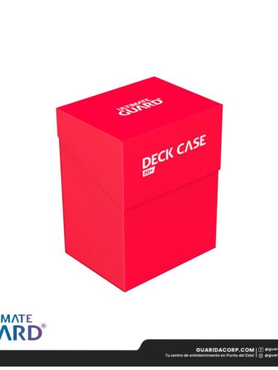 UG - Ultimate Guard Deck Case 80+ Standard Size Red
