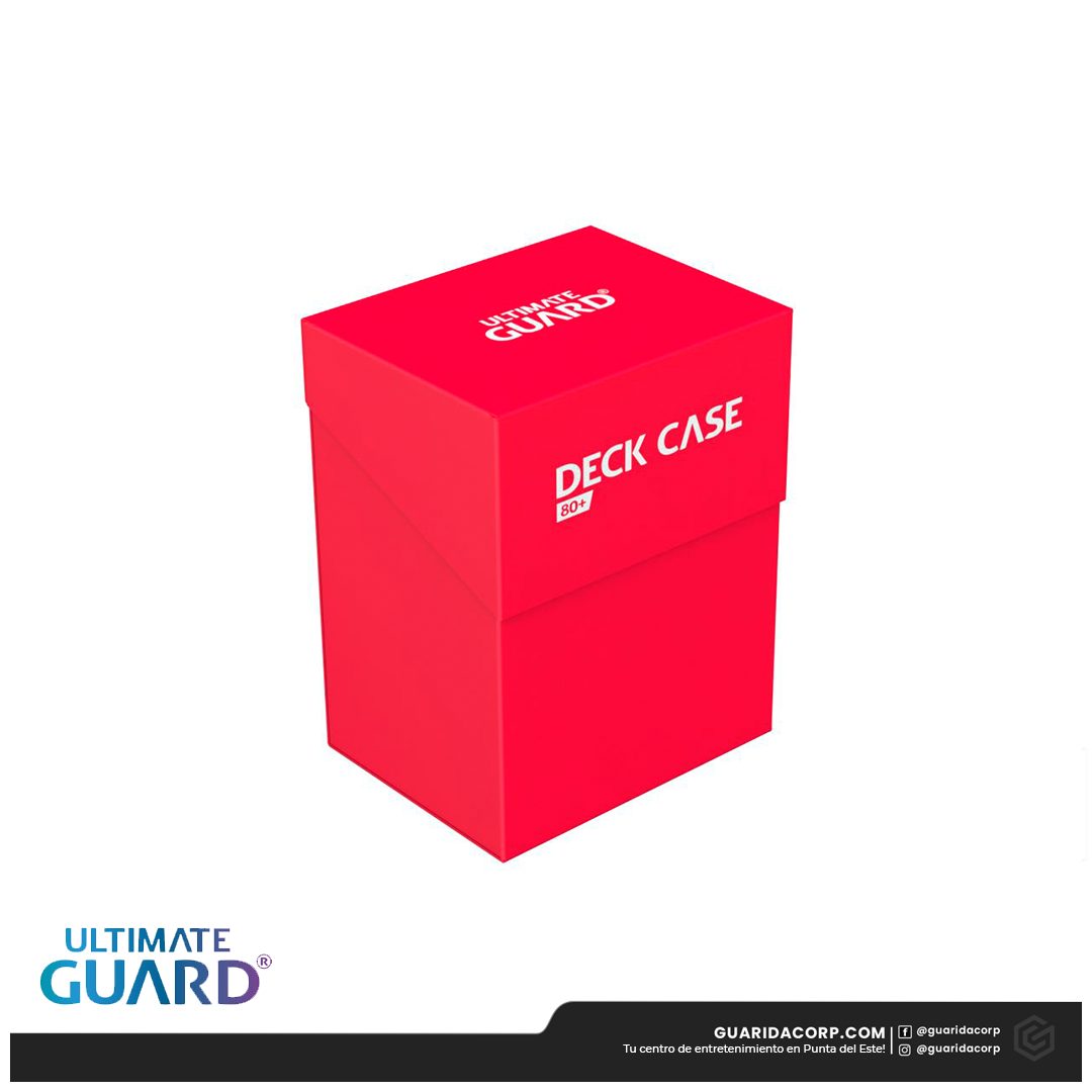 UG - Ultimate Guard Deck Case 80+ Standard Size Red