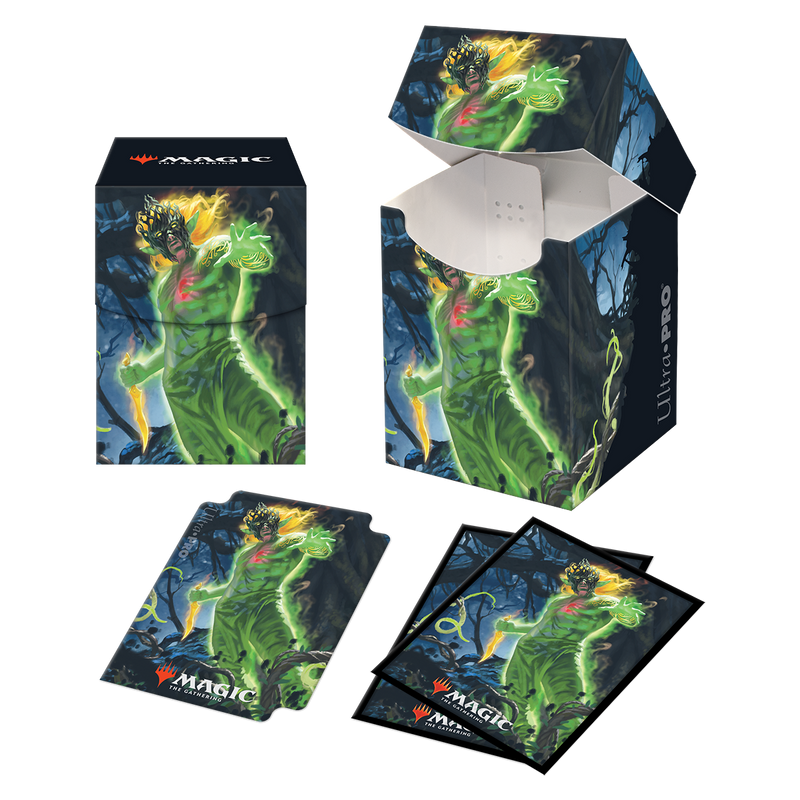 UP - Ultra Pro Z endikar Rising Obuun, Mul Daya Ancestor Combo PRO 100+ Deck Box and 100ct sleeves (18463)