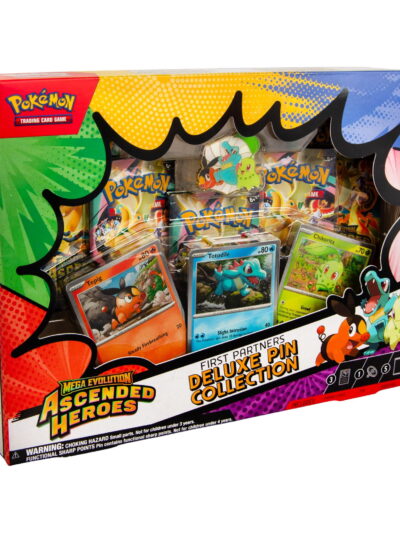 PKM - Pokémon TCG: Mega Evolution 2.5 - "Ascended Heroes" First Partners Deluxe Pin Collection - ENG