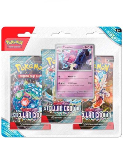 PKM - Pokemon TCG: Scarlet & Violet 07 Stellar Crown - 3-Booster Blister