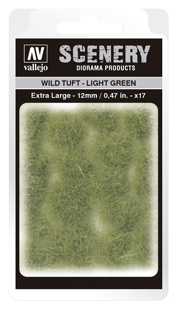 VAL - Scenery: Wild Tuft- Light Green, Extra large (12 mm. / 0,47 in.)