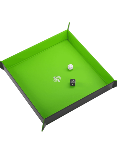 Gamegenic - Magnetic Dice Tray Square Black/Green