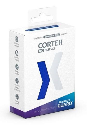 UG - Card Sleeves: Cortex Standard Size - Glossy Blue (100 ct.)