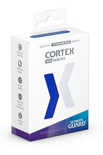 UG - Card Sleeves: Cortex Standard Size - Glossy Blue (100 ct.)