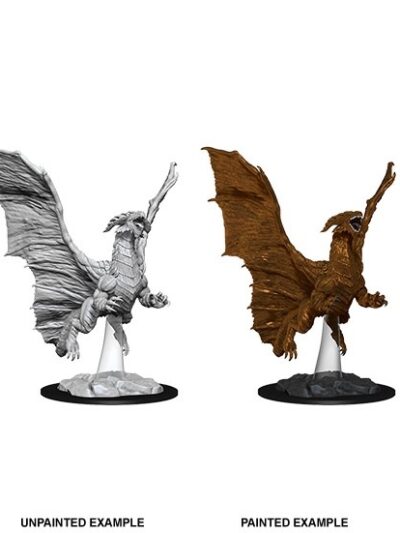 D&D Minis: Wave 8- Young Copper Dragon