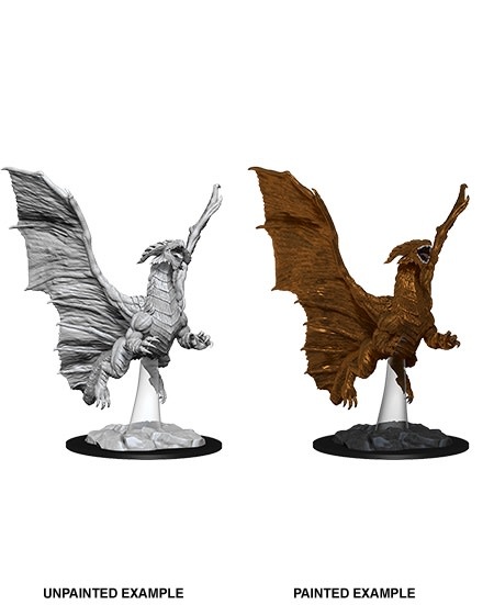 D&D Minis: Wave 8- Young Copper Dragon
