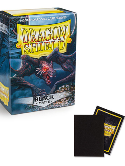 Dragon Shield Sleeves: Standard DUAL- Matte 'Dark Knight' (100 ct.)