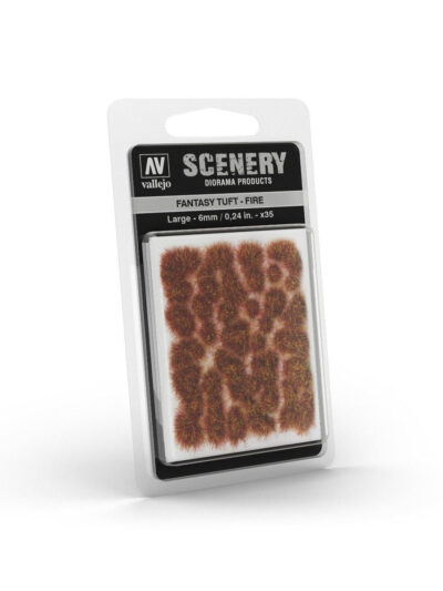 VAL - Scenery: Fantasy Tuft - Fire, Large (6 mm. / 0,24 in.)