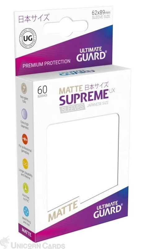 UG - Supreme UX Sleeves Japanese Size Matte- Frosted (60)