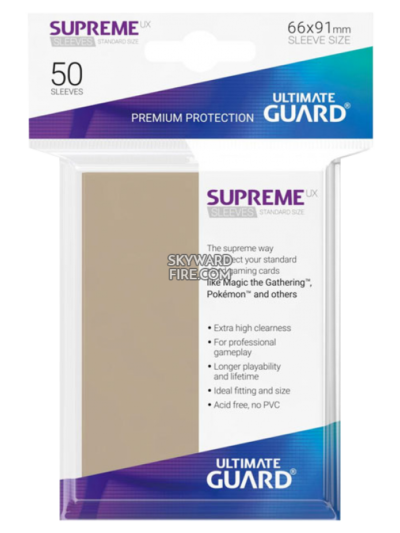 UG - Card Sleeves: Supreme UX Sleeves Standard Size- Sand (50)
