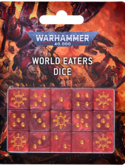 WS - Warhammer 40K - WORLD EATERS DICE