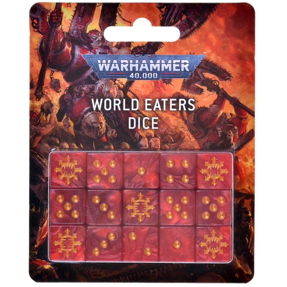WS - Warhammer 40K - WORLD EATERS DICE