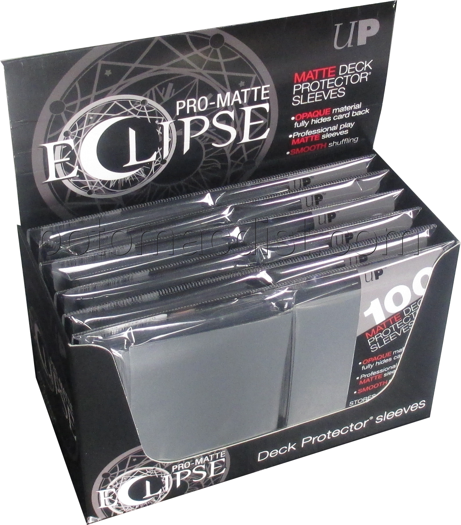 UP - Deck Protectors: Pro-Matte- Eclipse NEW Smoke Grey (100ct)
