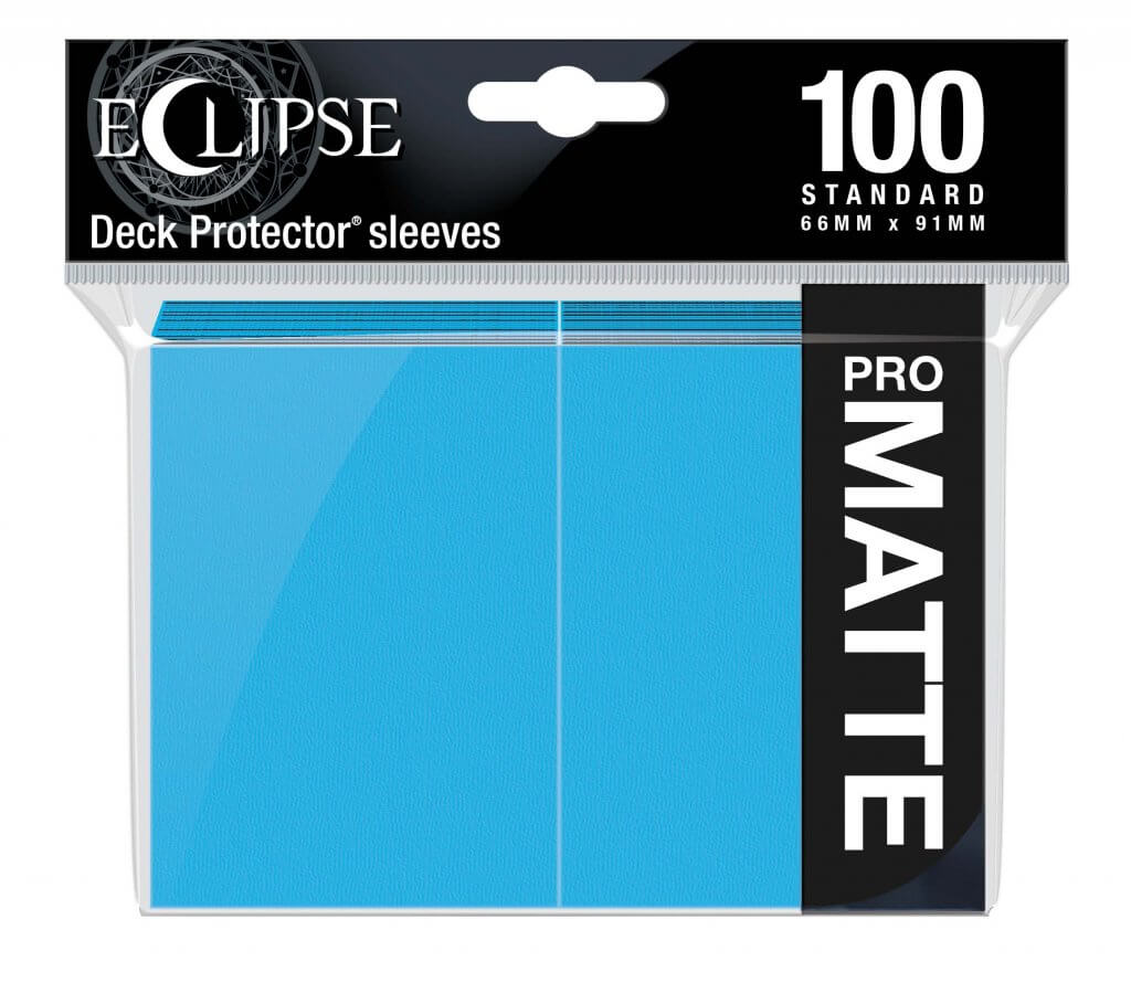 UP - Deck Protectors: Pro-Matte- Eclipse NEW Sky Blue (100ct)