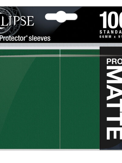UP - Deck Protectors: Pro-Matte- Eclipse NEW Forest Green (100ct)