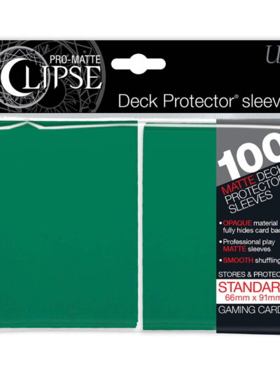 UP - Deck Protectors: Pro-Matte- Eclipse NEW Lime Green (100ct)